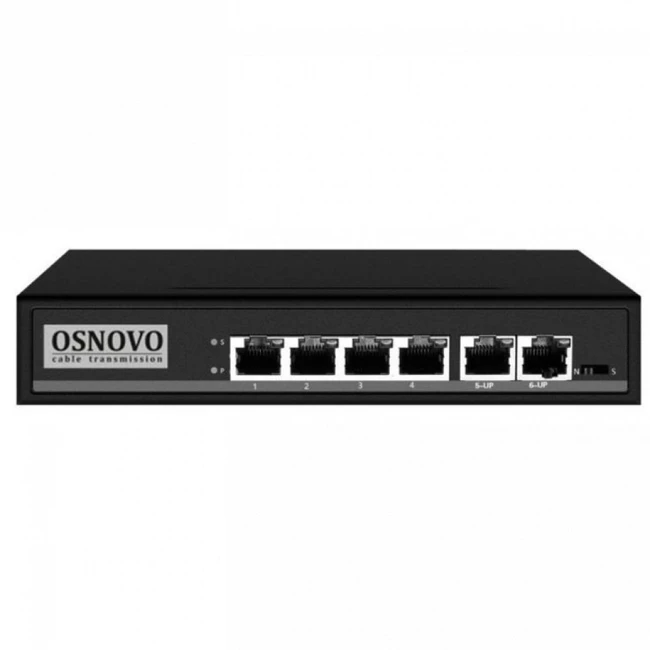 Коммутатор OSNOVO SW-20600/A(80W) 100 Base-TX (100 мбит/с)
