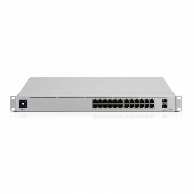 Коммутатор Ubiquiti UniFi Switch Pro 24 USW-Pro-24-EU (1000 Base-T (1000 мбит/с), 2 SFP порта)