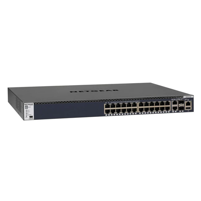 Коммутатор NETGEAR GSM4328S-100NES (1000 Base-T (1000 мбит/с), 2 SFP порта)