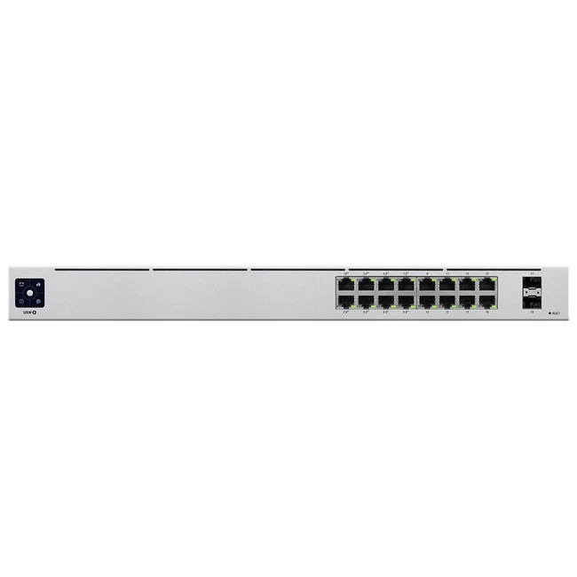 Коммутатор Ubiquiti USW-16-POE Gen2 1000 Base-TX (1000 мбит/с), 2 SFP порта