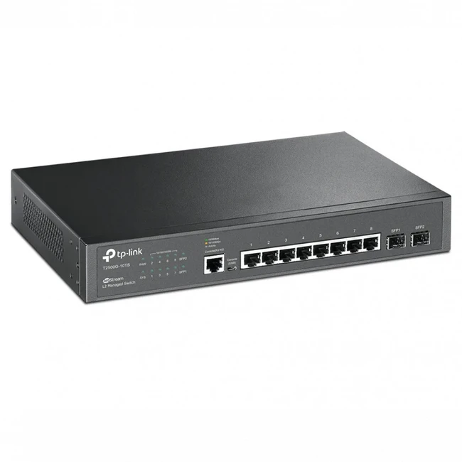 Коммутатор TP-Link TL-SG3210 1000 Base-TX (1000 мбит/с), 2 SFP порта