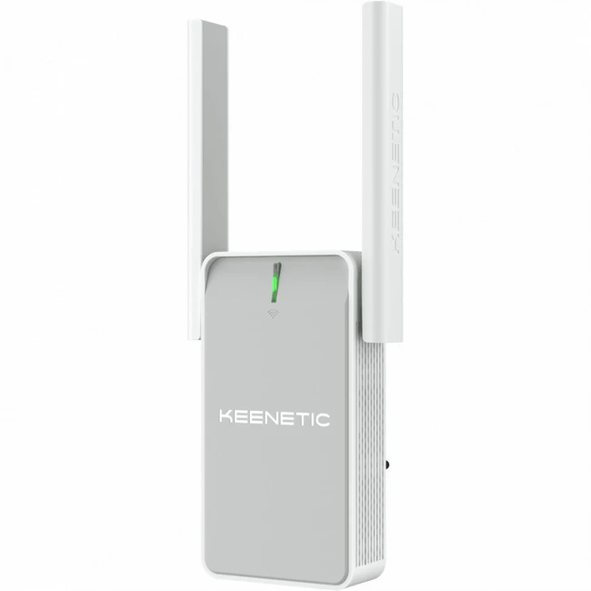 Усилитель сигнала Wi-Fi Keenetic Buddy 5S KN-3410 (10/100/1000 Base-TX (1000 мбит/с), Wi-Fi 5 (802.11a/ b/ g/ n/ ac), с внешней антенной)