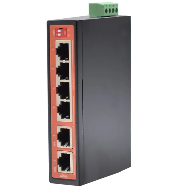 Коммутатор Wi-Tek WI-PS206-I (100 Base-TX (100 мбит/с))