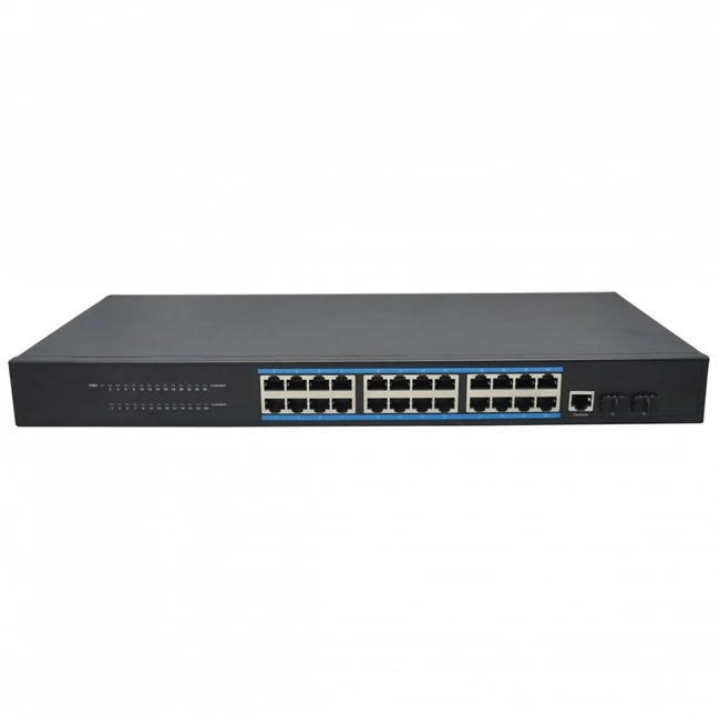 Коммутатор OSNOVO Управляемый (L2+) гигабитный коммутатор SW-72402/L2 1000 Base-TX (1000 мбит/с), 2 SFP порта