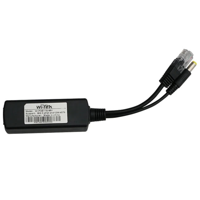 Сетевое устройство Wi-Tek WI-POE11S-48V (PoE-сплиттер)