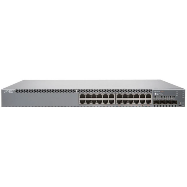 Коммутатор Juniper EX3400-24P 1000 Base-TX (1000 мбит/с), 4 SFP порта