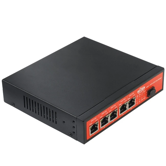 Коммутатор Wi-Tek WI-PS306GF-UPS (1000 Base-TX (1000 мбит/с), 1 SFP порт)