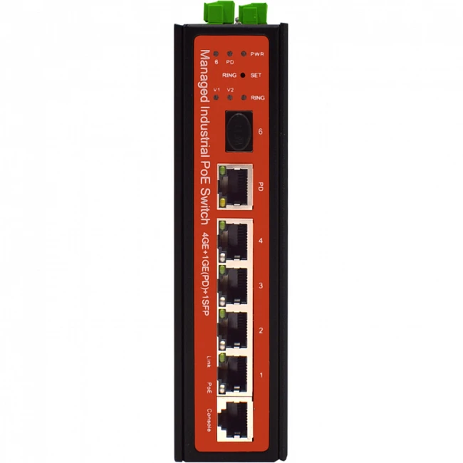 Коммутатор Wi-Tek WI-PMS305GF-I (1000 Base-TX (1000 мбит/с), 1 SFP порт)