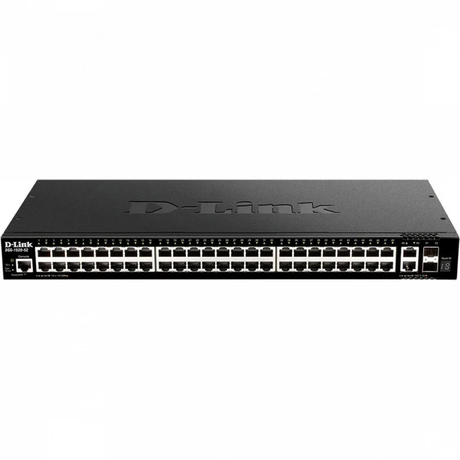 Коммутатор D-link DGS-1520-52/A1A 1000 Base-T (1000 мбит/с), 2 SFP порта