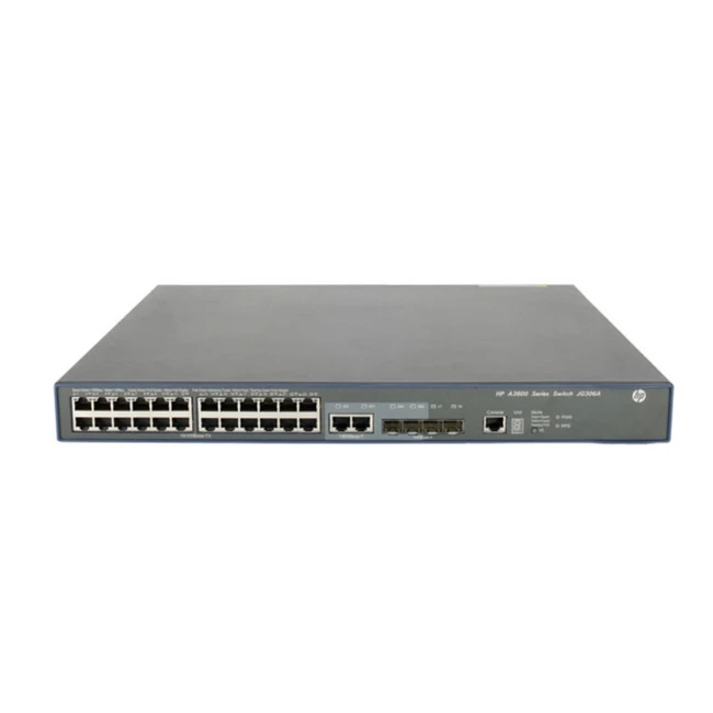 Коммутатор HPE 3600 24 PoE+ JG306C (100 Base-TX (100 мбит/с), 2 SFP порта)