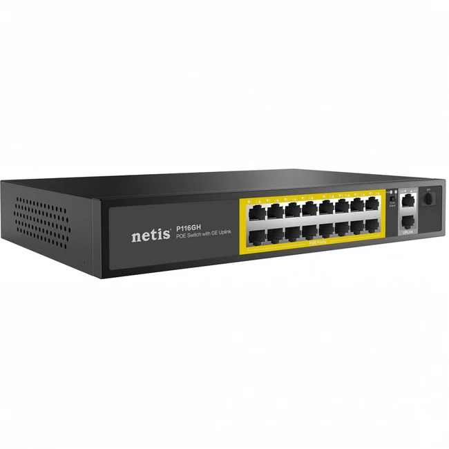 Коммутатор Netis P116GH 100 Base-TX (100 мбит/с), 1 SFP порт