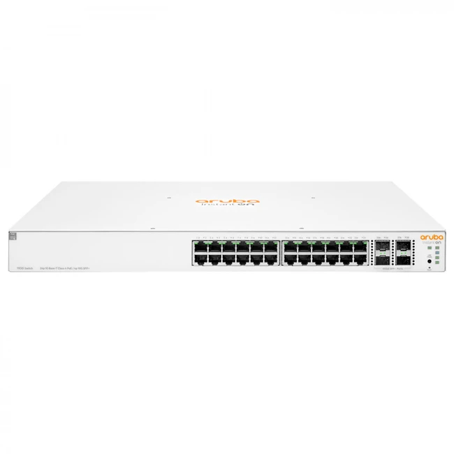 Коммутатор HPE Aruba Instant On 1830 24G 12p JL813A#ABB (1000 Base-TX (1000 мбит/с), 4 SFP порта)