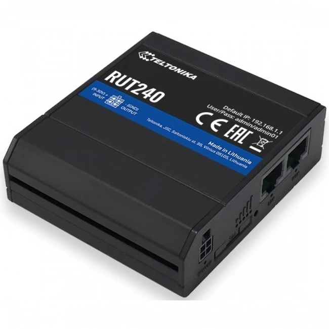 Маршрутизатор TELTONIKA RUT240 (10/100 Base-TX (100 мбит/с))