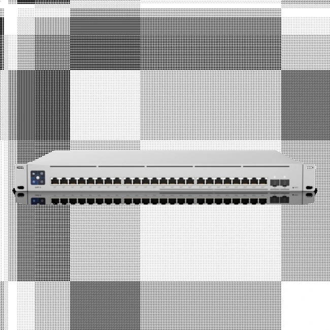 Коммутатор Ubiquiti Коммутатор 24PORT 2.5GBE USW-ENTERPRISE-24-POE 2.5 GBase-T (2500 мбит/с), 2 SFP порта