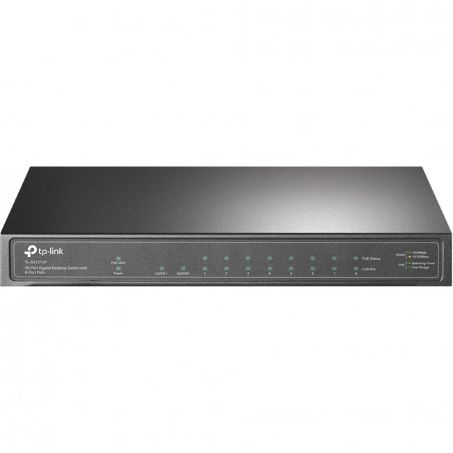 Коммутатор TP-Link TL-SG1210P TL-SG1210P(UN) 1000 Base-TX (1000 мбит/с), 1 SFP порт