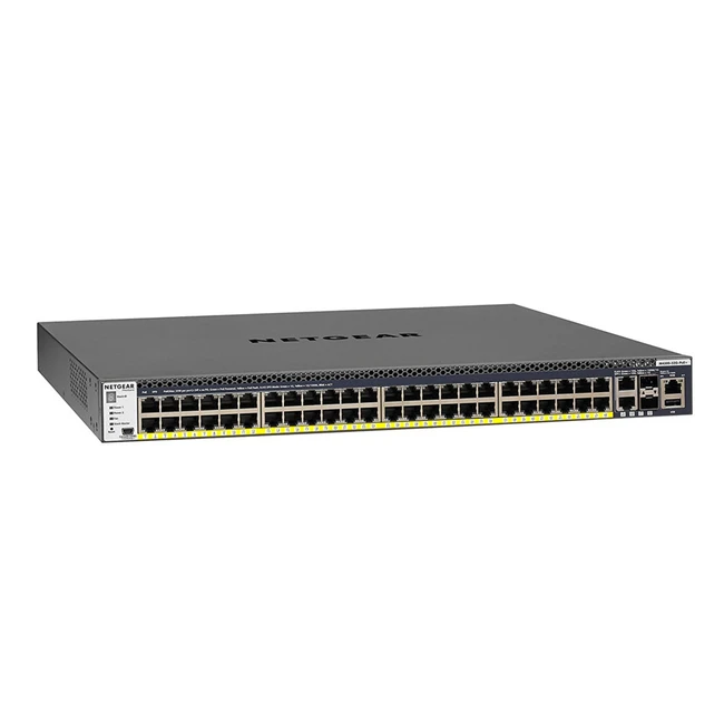 Коммутатор NETGEAR GSM4352PA-100NES (1000 Base-T (1000 мбит/с), 2 SFP порта)