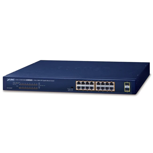 Коммутатор Planet GSW-1820HP 1000 Base-TX (1000 мбит/с), 2 SFP порта