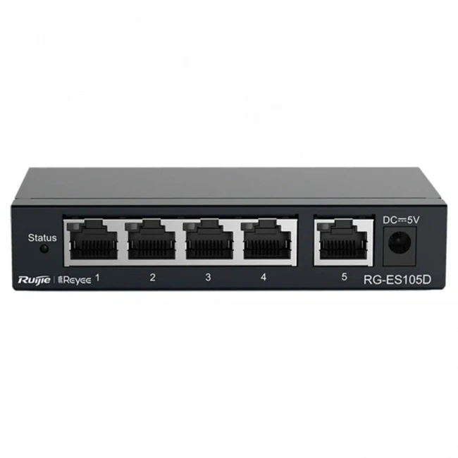 Коммутатор Ruijie RG-ES105D (100 Base-TX (100 мбит/с))