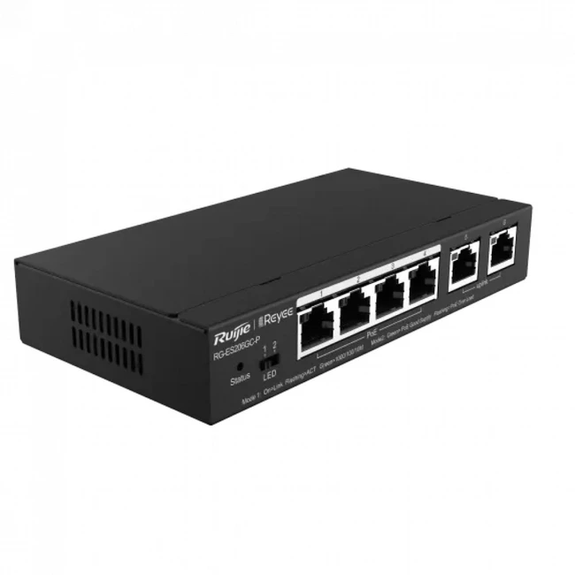 Коммутатор Ruijie RG-ES206GC-P (1000 Base-TX (1000 мбит/с))