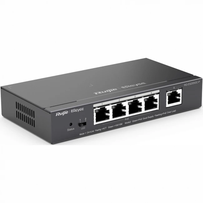 Коммутатор Ruijie RG-ES205GC-P (1000 Base-TX (1000 мбит/с))