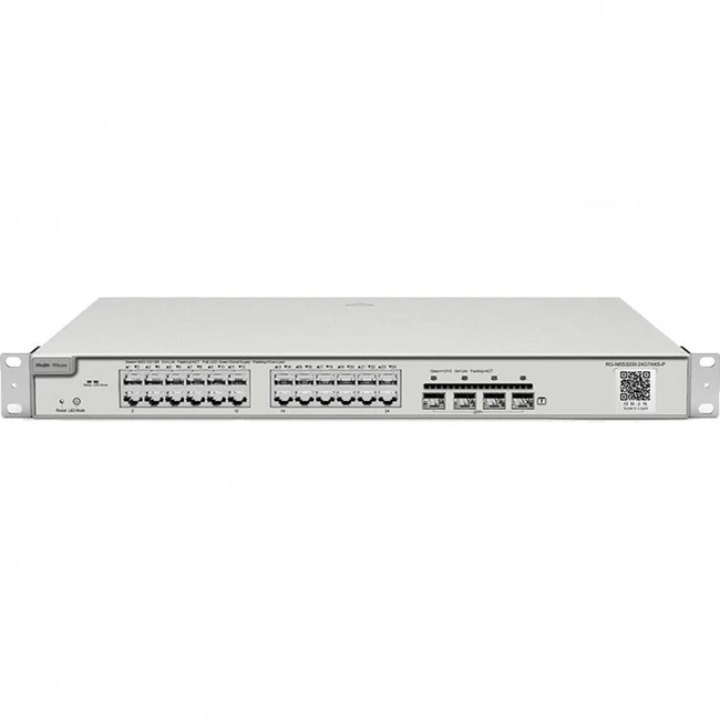 Коммутатор Ruijie RG-NBS3200-24GT4XS-P (1000 Base-TX (1000 мбит/с), 4 SFP порта)