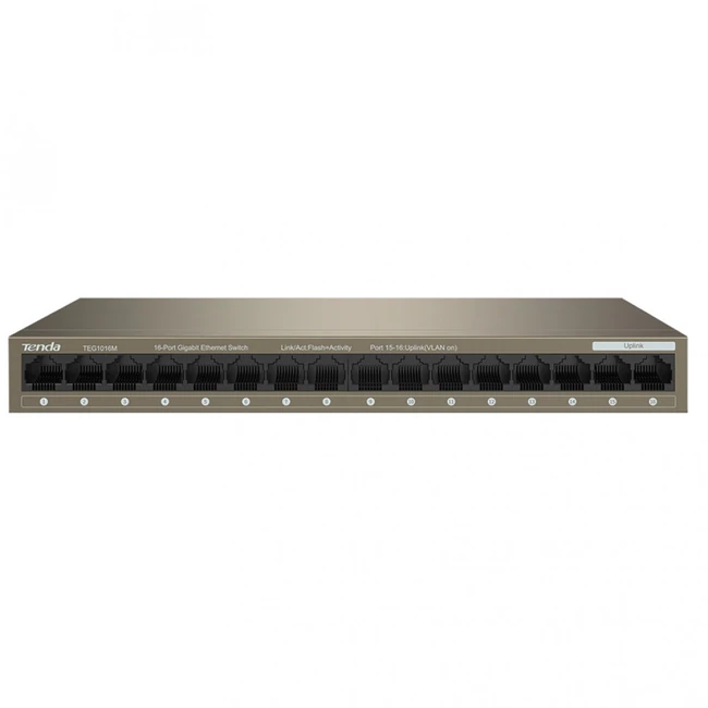 Коммутатор TENDA TEG1016M (1000 Base-TX (1000 мбит/с))