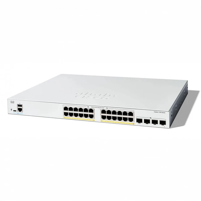 Коммутатор Cisco C1300-24T-4X 1000 Base-T (1000 мбит/с), 4 SFP порта