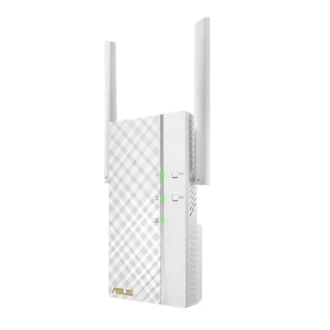 Усилитель сигнала Wi-Fi Asus RP-AC66 (10/100 Base-TX (100 мбит/с), Wi-Fi 5 (802.11a/ b/ g/ n/ ac), с внешней антенной)