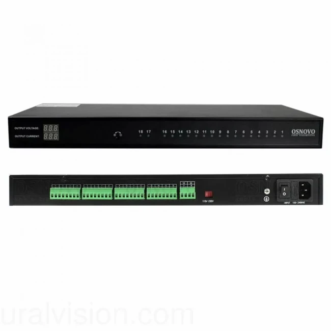 Аксессуар для сетевого оборудования OSNOVO PS18-12240/R (Блок питания)