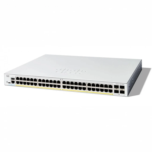 Коммутатор Cisco C1300-48P-4G 1000 Base-T (1000 мбит/с), 4 SFP порта