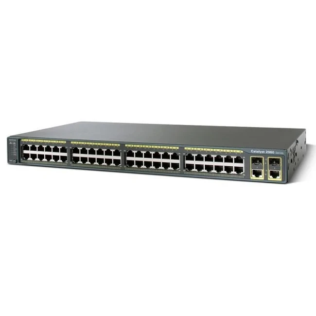 Коммутатор Cisco Catalyst 2960 Plus WS-C2960+48TC-L 100 Base-TX (100 мбит/с), 2 SFP порта