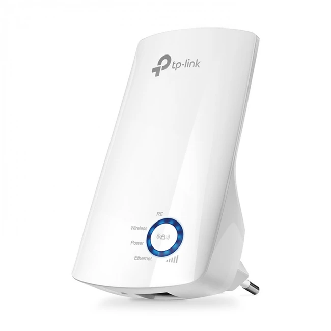Усилитель сигнала Wi-Fi TP-Link TL-WA850RE(RU) (10/100 Base-TX (100 мбит/с), Wi-Fi 4 (802.11b /g / n), со встроенной антенной)