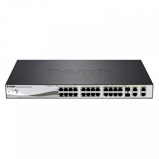 Коммутатор D-link DES-1210-28P/C (100 Base-TX (100 мбит/с), 2 SFP порта)