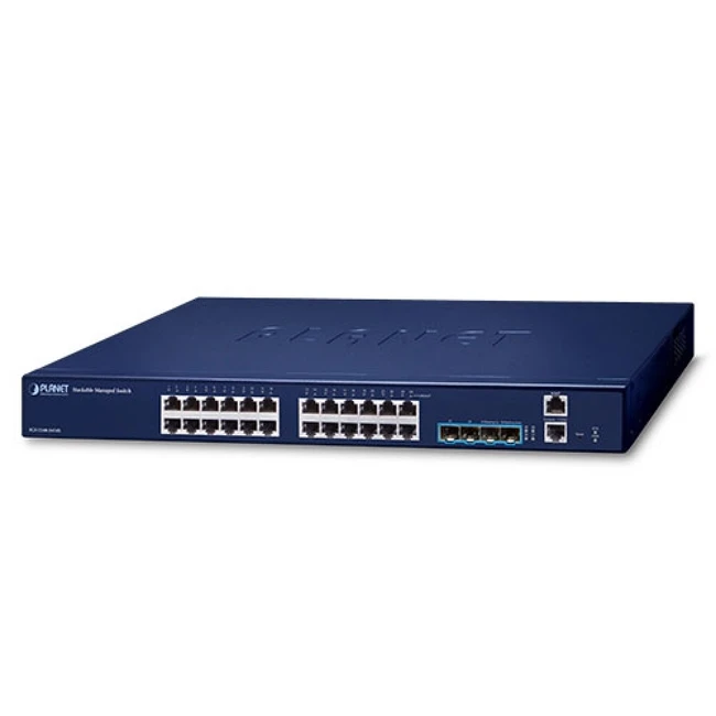 Коммутатор Planet SGS-5240-24P4X (1000 Base-TX (1000 мбит/с), 4 SFP порта)