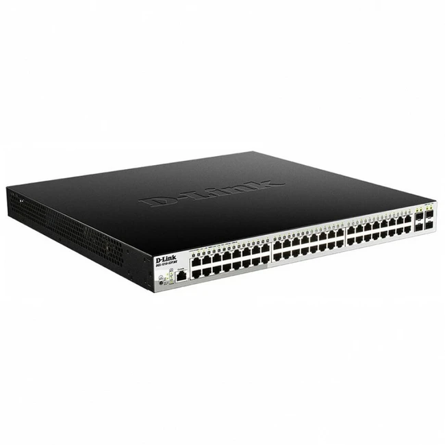 Коммутатор D-link DGS-1210-52MPP/ME/B (1000 Base-TX (1000 мбит/с), 4 SFP порта)