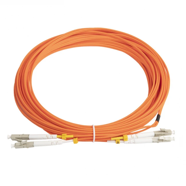 Оптический патч-корд Hyperline FC-D2-50-LC/PR-LC/PR-H-10M-LSZH-OR