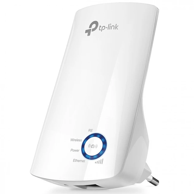 Усилитель сигнала Wi-Fi TP-Link TL-WA850RE VER.4/5/6/7 (10/100 Base-TX (100 мбит/с), Wi-Fi 4 (802.11b /g / n), со встроенной антенной)