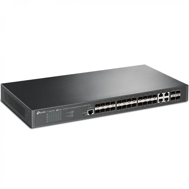 Коммутатор TP-Link TL-SG3428XF TL-SG3428XF(UN) (1000 Base-TX (1000 мбит/с), 4 SFP порта)