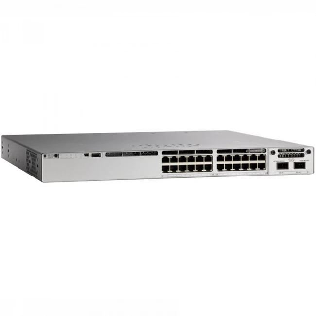 Коммутатор Cisco Catalyst 9200 24-port C9200-24T-E 1000 Base-TX (1000 мбит/с), 2 SFP порта