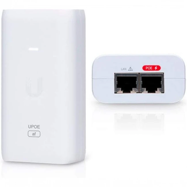 PoE инжектор Ubiquiti U-POE-af (1 порт, 15 Вт)
