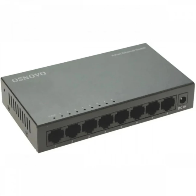 Коммутатор OSNOVO SW-8F (100 Base-T (100 мбит/с))