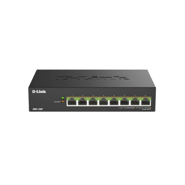 Коммутатор D-link DMS-108P/A1A (2.5 GBase-T (2500 мбит/с))