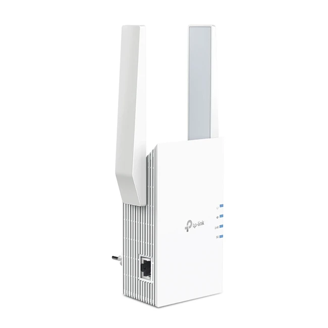 Усилитель сигнала Wi-Fi TP-Link RE705X (10/100/1000 Base-TX (1000 мбит/с), Wi-Fi 6 (802.11a / b / g / n / ac / ax), с внешней антенной)