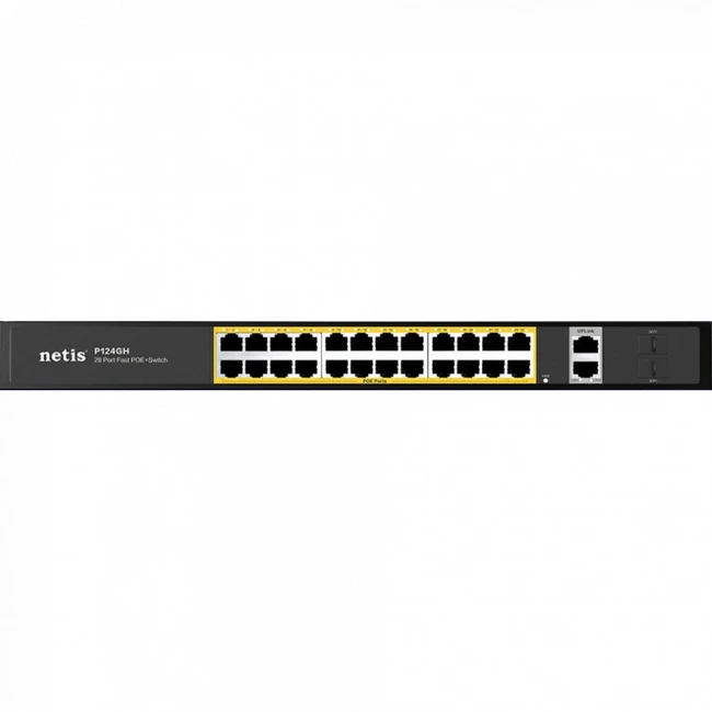 Коммутатор Netis P124GH (100 Base-TX (100 мбит/с), 2 SFP порта)