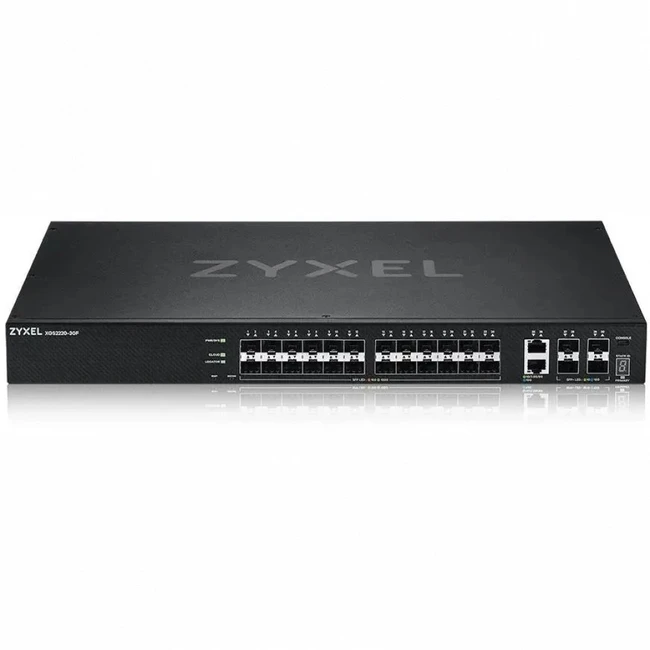 Коммутатор Zyxel XGS2220-30F XGS2220-30F-EU0101F 10 GBase-T (10000 мбит/с), 24 SFP порта