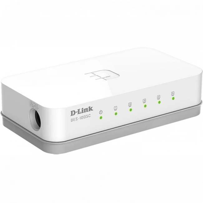 Коммутатор D-link DES-1005C 100 Base-TX (100 мбит/с)