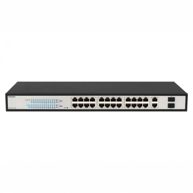 Коммутатор PowerTone PWS-TS24G-370R 1000 Base-T (1000 мбит/с), 2 SFP порта