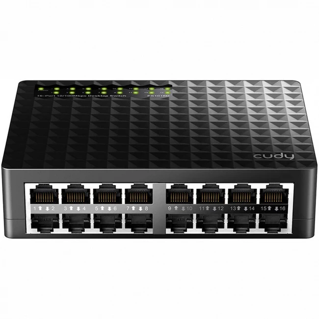 Коммутатор CUDY FS1016D (100 Base-TX (100 мбит/с))