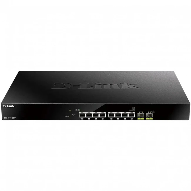 Коммутатор D-link DMS-1100-10TP/A1A (2.5 GBase-T (2500 мбит/с), 2 SFP порта)
