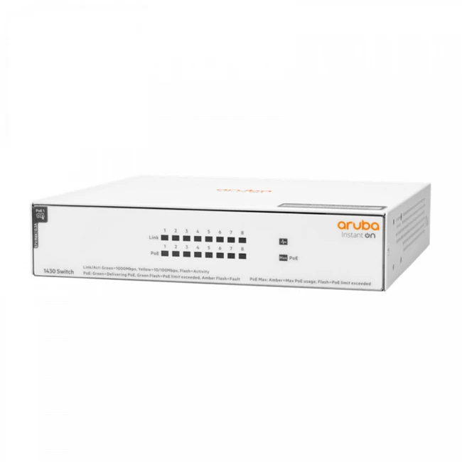 Коммутатор HPE Aruba Instant On 1430 8G R8R46A (1000 Base-T (1000 мбит/с))